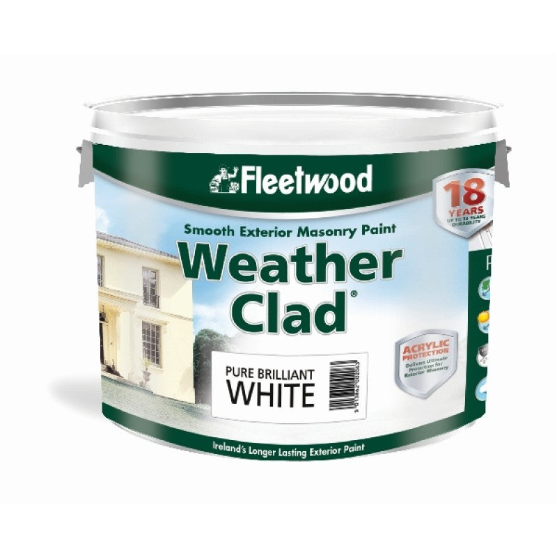 Fleetwood Weather Clad Pure Brilliant White 10L