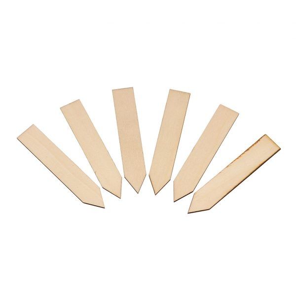 4" Wooden Plant Labels 25 Pack